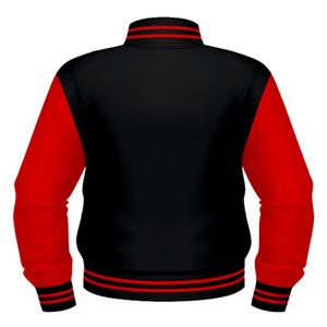 Chaqueta universitaria de lana + cuero personalizable, chaqueta universitaria de béisbol a prueba de viento de estilo americano de talla grande de alta calidad para hombres - Product Image 2