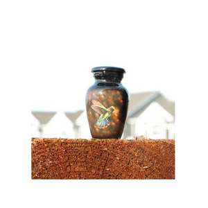 New Look With Reasonable Price Handicrafts Brass <b>Urn</b> Funeral Accessories Metal <b>Urn</b> Cremation Exporter From India - Product Image 4