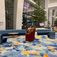 Moquette d'aéroport murale de haute qualité, fabriquée en usine, de taille personnalisable, 80% laine/20% nylon, Axminster