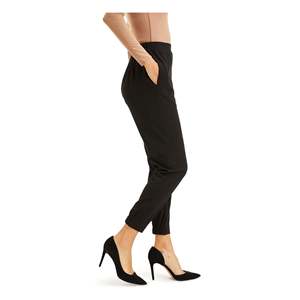 Pantaloni Casual a Vita Alta Culpos X Inc di International Concepts, Tessuto Traspirante, Gamba Larga, Nero XL - Product Image 3