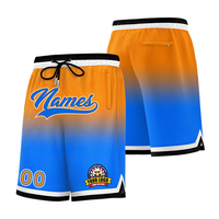 Shorts de basketball unisexes de haute qualité, personnalisés, imprimés par sublimation, grande taille, dégradé, anti-transpiration, antibactériens, pour adultes
