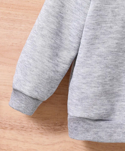 Chándales de lana con capucha Vintage para niños, conjuntos de ropa para niños, ropa de invierno para niños de alta calidad, informal y cálido a la moda - Product Image 4