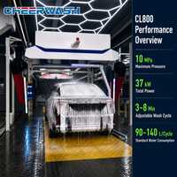 Machine de lavage de voiture électrique sans contact 360°, bras en acier inoxydable, pression de 10 Mpa, garantie de 3 ans, système de lavage de voiture automatique express