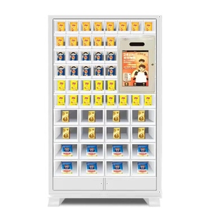 Giảm Giá Bán Hàng Mới Nhất Công Nghệ Thương Mại Đậu Để Cốc Cà Phê Máy Bán Hàng Tự Động Với Năm Xô Thả Ly - Product Image 4