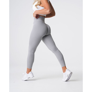 เลกกิ้งสำหรับผู้หญิงเอวสูงและนุ่มละมุนออกแบบได้ตามต้องการลายหมอกซิกเนเจอร์2.0 - Product Image 2