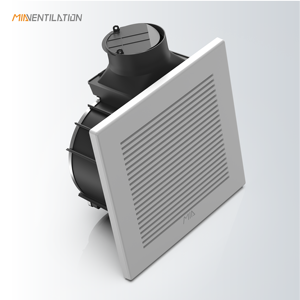 Ventilateur d'extraction de plafond sur mesure OEM/ODM pour salle de bain, 150-220 m³/h, haute pression, faible bruit, système de ventilation intérieur CVC - Product Image 6