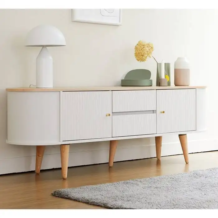 [DECO LINE MOBILIÁRIO] Made in Korea No.1 Móveis Blanche sala Mesa Design Moderno Materiais de alta qualidade