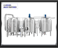 HG 3bbl 300l petite machine à bière machine à brasser microbrasserie mini équipement de brasserie pour usine de pub