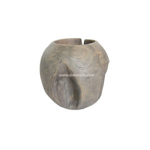 Bol décoratif en bois fait main personnalisé écologique bol de service de vaisselle durable pour la décoration intérieure - Product Image 1