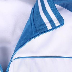 Ensemble de survêtement unisexe décontracté à capuche 2 pièces avec veste et pantalon d'entraînement à fermeture éclair complète - Product Image 6