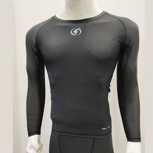 <b>Men's</b> Fitness Gym Compression <b>Shirt</b> Full Sleeves Breathable Quick Dry Lightweight Sportswear Workout Running Spandex/Polyester - Product Image 1