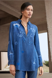 Salwar Kameez en coton brodé pour filles, manches longues, style vintage, nouvelle mode 2022, décontracté, indien, grande taille - Product Image 6