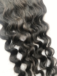 Gran oferta, mechones de cabello virgen brasileño personalizables, cutícula cruda alineada, ONDA DE AGUA, 5*5 cierres, cabello humano rizado, Stock - Product Image 6