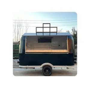 Towable pizza Factory Supply Street Vending Carts Electric Food Trailer Mobile Food Carts For Sale pancake and ice cream