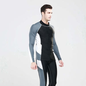 Rashguard de manga larga para hombre, camisa de compresión de Spandex, ropa de gimnasio para MMA, venta al por mayor para adultos y niños - Product Image 3