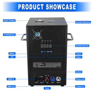 آلة ألعاب نارية كهربائية بقدرة 700 واط للمناسبات الخارجية وتأثيرات المسرح DMX DJ وحفلات الزفاف - Product Image 4