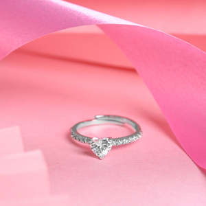 Anillos de Plata de Ley 925 de Primera Calidad para Mujer con Diamantes, Chapados en Rodio, Certificados por IGI, Tipo Anillo de Compromiso para Hombre - Product Image 2