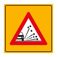 Carrelage de sol réfléchissant 90x90 cm en matériau détaché pour signalisation routière