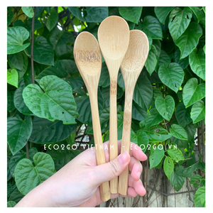 Juego de cubiertos de bambú natural ecológico/juego de cubiertos de bambú de viaje cuchara de bambú con el precio más barato para su elección en Vietnam - Product Image 4