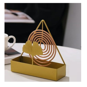 Soporte de bobina dorada con diseño de velero, soporte de Metal decorativo hecho a mano para el hogar, la Oficina, la cocina y el uso diario del organizador - Product Image 1