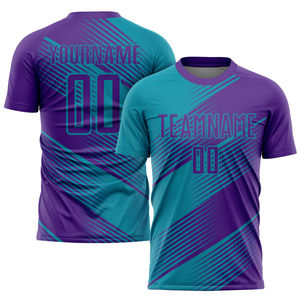 Maillots de football 100% polyester respirants, séchage rapide, impression par transfert thermique personnalisée, ensembles d'entraînement d'équipe, col en V, unisexe, service OEM - Product Image 3