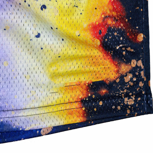 Shorts de basket-ball unisexes personnalisables, shorts imprimés brodés pour hommes, motif Moo, shorts brillants - Product Image 4