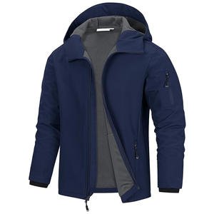 Veste softshell isolée personnalisée pour hommes pour l'hiver, imperméable, coupe-vent, vêtements de travail chauds pour l'extérieur, options de marque personnalisées avec logo - Product Image 1