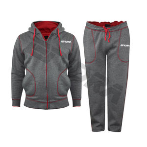 Chándal cortavientos de nailon y poliéster ligero con cremallera y logotipo personalizado para hombre, conjunto de chándal cortavientos de nailon para hombre - Product Image 4