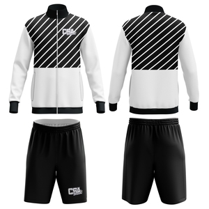 Ensemble de randonnée coupe-vent en polyester 100% pour hommes et femmes à la mode Veste et pantalon coupe-vent de conception personnalisée de qualité supérieure - Product Image 1