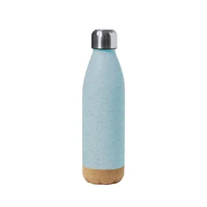 Borraccia Personalizzata Stroud in Sughero e Acciaio Inossidabile - Gadget Promozionale per Bevande - Product Image 1