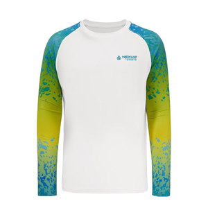 Vêtements de plein air en polyester léger Chemise de pêche à impression par sublimation directe d'usine Vêtements de sport de plein air personnalisés - Product Image 3