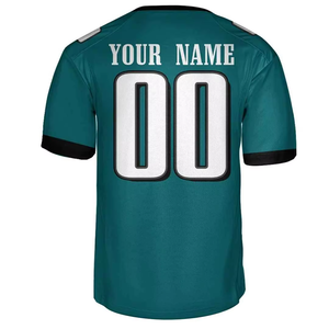 Jersey de Fútbol Americano Estampado de Talla Grande al Mejor Precio, Personalizable, de Secado Rápido, Transpirable, que Absorbe la Humedad, Mangas Cortas, Color Sólido - Product Image 4