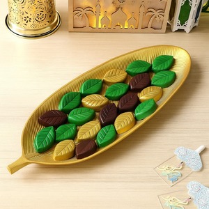 Bandeja decorativa de metal Perfecta para servir chocolates, ideal para eventos de alta gama, decoración del hogar y regalos reflexivos - Product Image 5