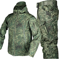 Ensemble tactique de camouflage fabriqué au Pakistan, combinaison de chasse unisexe, respirante, imprimée, en softshell, vêtements d'hiver