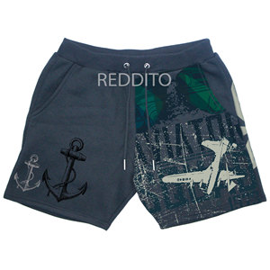 Breathable Canvas Men's Quick Dry Eco-Friendly Windproof Front Custom Loose Mid Waist Drawstring Closure <b>Board</b> Shorts Printed - Product Image 2