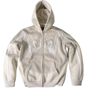 Sweat à capuche décontracté à fermeture éclair pour homme, streetwear, en coton doux de haute qualité, respirant et élégant - Product Image 3