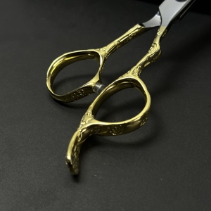 Bulk Supply Japanese Stainless Steel Made Sharp Blades Left-Handed Hair Cutting <b>Scissors</b> for Professionals Use - Product Image 6