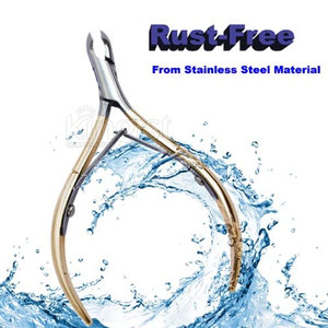 Pinces à cuticules en acier à lame incurvée personnalisées professionnelles pinces à ongles pour pédicure manucure équipement de Salon de beauté pour les doigts - Product Image 2