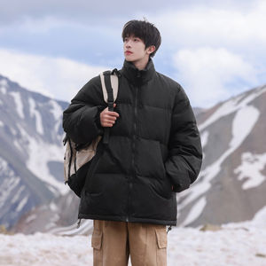 2024 High Street hombres acolchado Stand Collar invierno cálido Puffer chaqueta abrigo de alta calidad al por mayor - Product Image 3