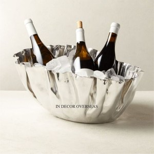 Haute demande entièrement plaqué or Sea Shell Designer meilleure qualité en aluminium coulé seau à vin boissons baignoires fournitures pour mariage - Product Image 4