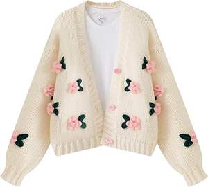 Sudadera Personalizada para Mujer con Lentejuelas, Cuello Redondo, Estilo Béisbol, Bordada, Informal, con Lentejuelas - Product Image 4