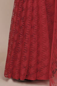 Verano de las mujeres listo para usar con estampado floral arte seda Saree estilo Bollywood con blusa sin costuras para cualquier ocasión - Product Image 3