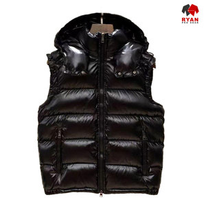 Gilet matelassé imperméable personnalisé Ryan Pro Gear pour hommes, col à capuche, tissu respirant et anti-boulochage, options de logo OEM - Product Image 5