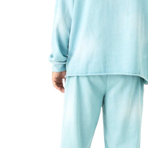 Survêtement unisexe personnalisé en coton biologique 100% pour l'hiver, 400 450 500 GSM, style streetwear oversize 2026 - Product Image 5