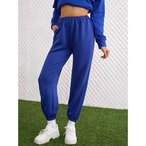 2024 haut tendance femmes coupe ajustée pantalon de survêtement respirant ample coton polaire survêtement cordon léger hiver Leggings nouveau - Product Image 3