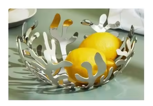 Nouvel arrivage Forme ronde Moderne Luxe Couleur argent Article de rangement Corbeille à fruits Bol Métal Fil de fer Décoration de table Personnalisée - Product Image 4