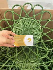 Handmade Rattan <b>Plate</b> for Dining Table Decor and Serving Use with OEM Service and Export Supply - Product Image 3