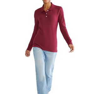 Polo personnalisé en polyester pour femme, col zippé, haut décontracté respirant, protection solaire, vêtements de golf, prix direct usine - Product Image 1