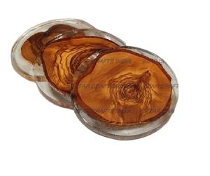 El mejor posavasos de madera personalizado para bebidas, resina epoxi, el mejor posavasos, posavasos de madera, alfombrilla para té, cerveza, café, pagado - Product Image 1