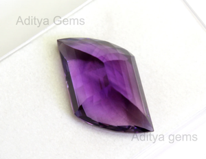 Piedra de corte de forma elegante de amatista Africana natural Piedras preciosas sueltas Fabricante de Jaipur Precio al por mayor 1mm a 50mm Púrpura - Product Image 5